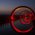 Red Falkirk Wheel