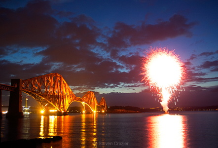 Forth Bridge fireworks