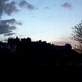Edinburgh Castle sundown