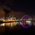 Dramatic Glasgow at night