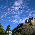 Edinburgh Castle flypast